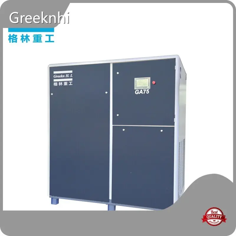 Greekn H.I. Rotary Screw Compressor GA75 75kW 100HP High Efficiency Screw Compressor With Centrifugal Fan 1
