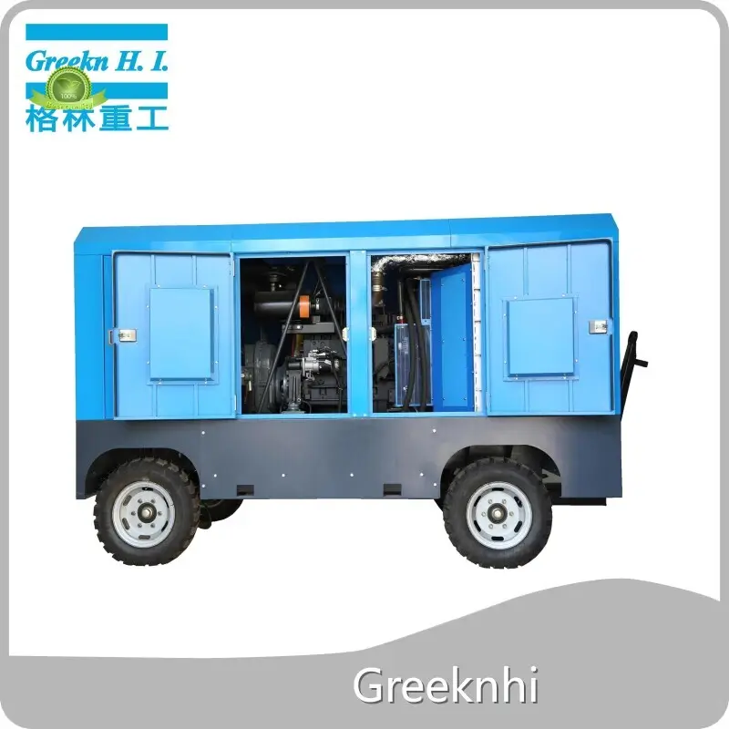 Mobile Air Compressor DM Series Diesel Engine Mobile Rotary Screw Air Compressor Wholesale - Greeknhi Screw Air Compressor 1