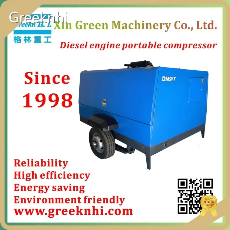 Portable Diesel Air Compressor Manufacturers Portable Rotary Screw Air Compressor Wholesale - Greeknhi Screw Air Compressor 1