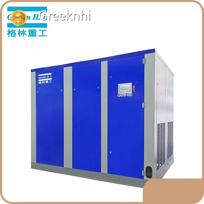 Greekn HI Double Stage Air Compressor GA110+VSD 110kW 150HP Variable Speed Drive Air Compressor 1