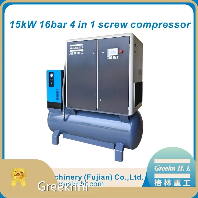 Oil Flooded Rotary Screw Air Compressor by Greeknhi Screw Air Compressor 1