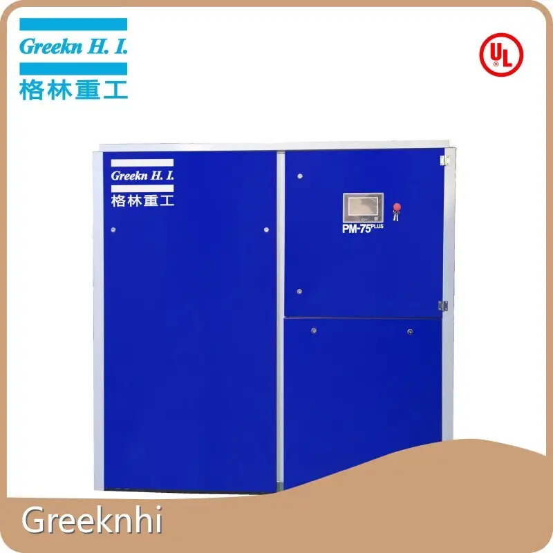 Greekn HI PM75PLUS 75KW PM Motor Rotary Screw Compressor With Two Stage Air End 1