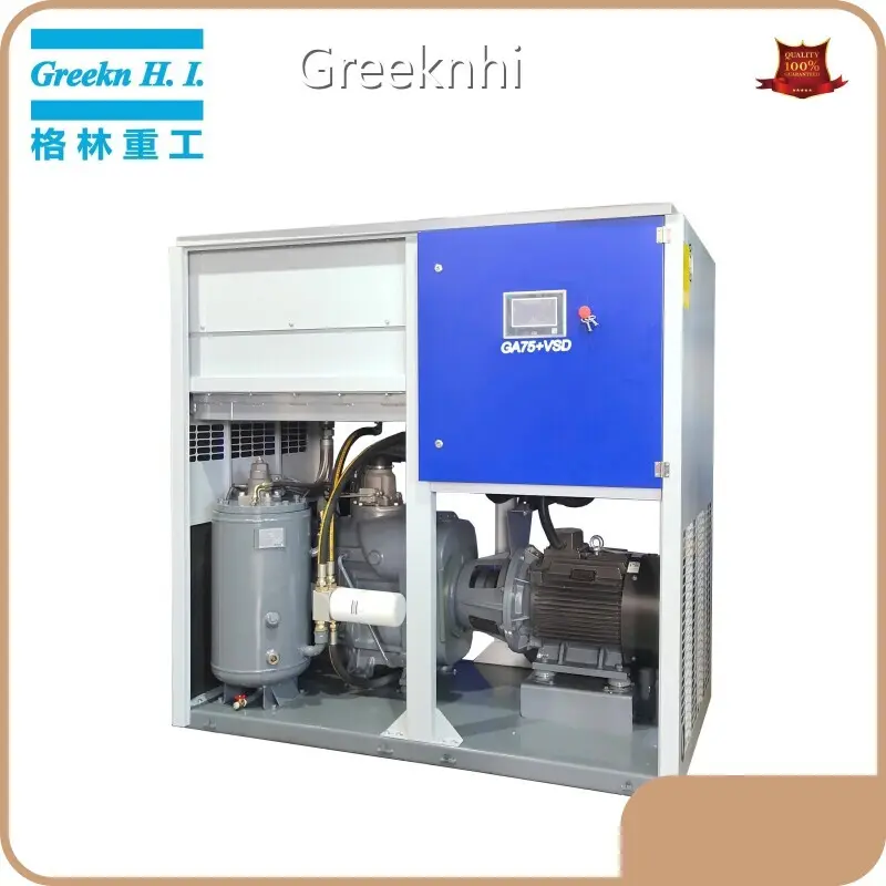 Greeknhi Screw Air Compressor Variable Speed Rotary Screw Air Compressor Price List 1