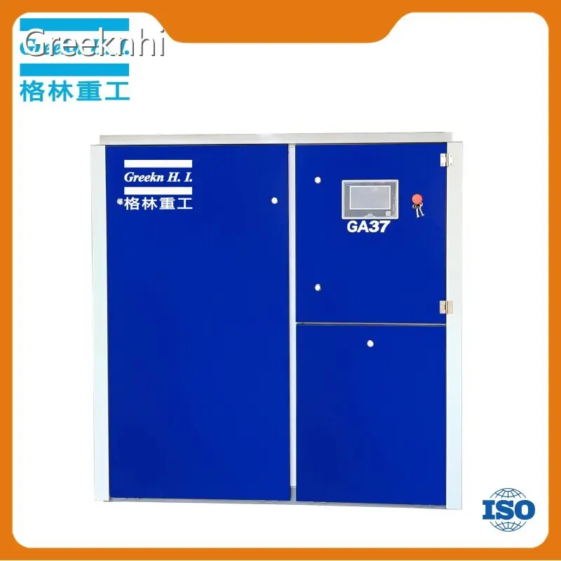 GA37 37KW 50HP Fixed Speed Rotary Screw Air Compressor With Single Stage Air End And High Efficiency Motor 1