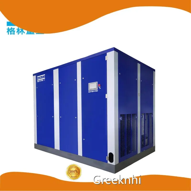Greeknhi Screw Air Compressor GA160+VSD Variable Speed Drive Oil Injected Industrial Screw Air Compressor 1