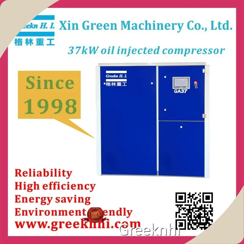 Greekn HI Screw Compressor GA37 37kW High Efficiency Direct Drive Screw Compressor 1