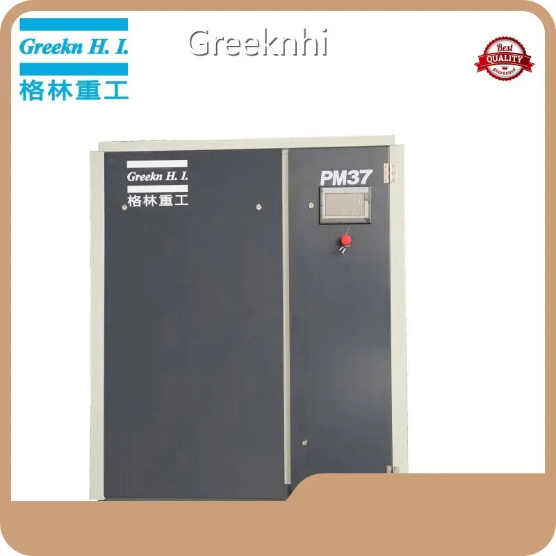 Greekn HI Screw Type Air Compressor PM37 Oil Injected Rotary Screw Type Air Compressor With PM Motor 1