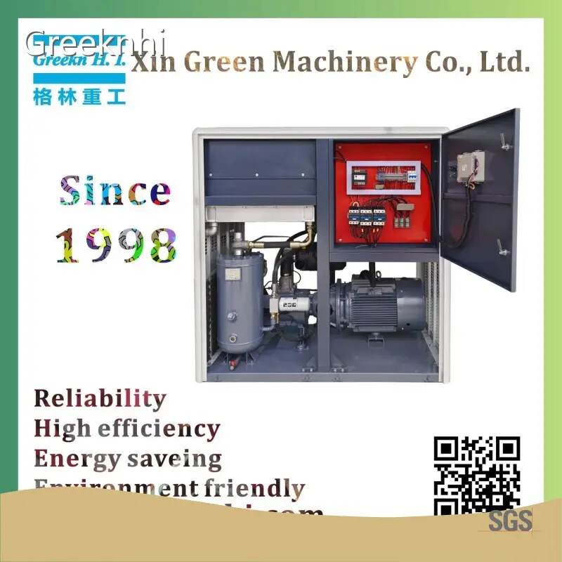 Atlas Copco in China Fixed Speed Rotary Screw Air Compressor Wholesale - Greeknhi Screw Air Compressor 1