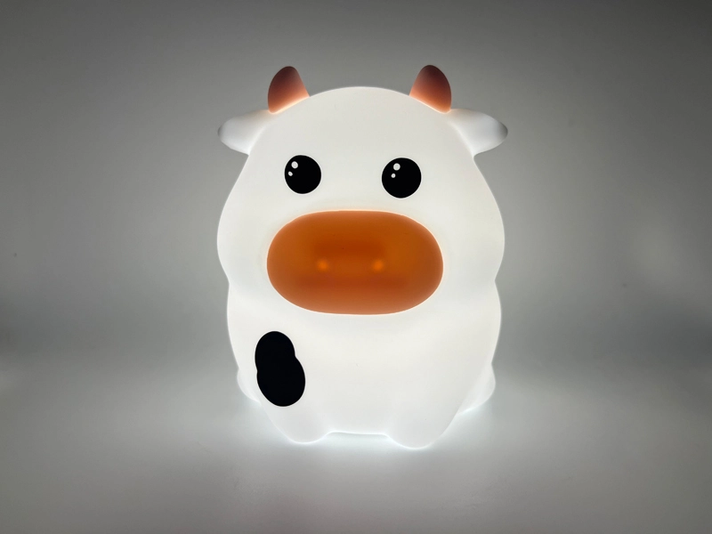 Silicone cow night light USB version 1