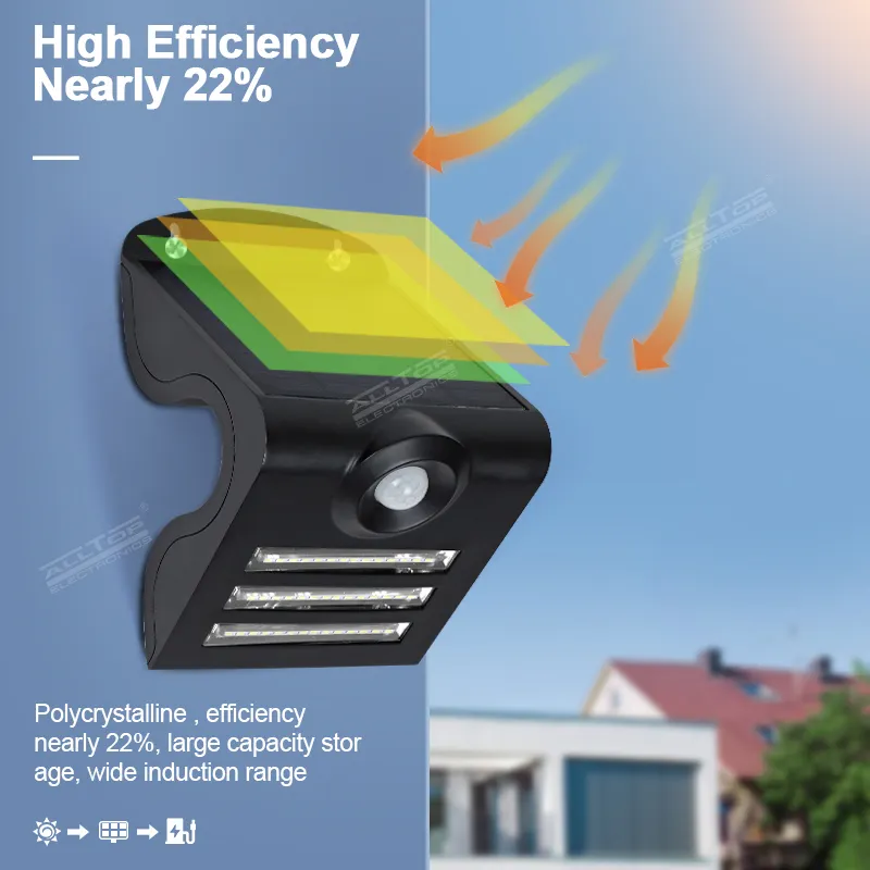 ALLTOP best solar wall lights for garden factory 7