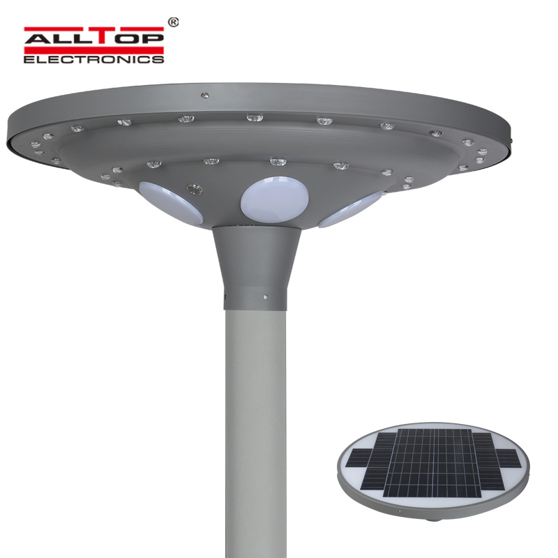 High quality outdoor all in one 30 w solar led garden light 4