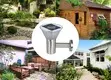 ALLTOP solar wall sconce portable for party 6