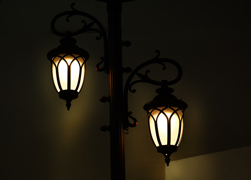 ALLTOP integrated solar garden lamps classical for decoration 7