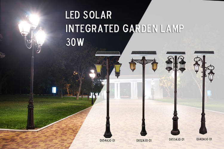 ALLTOP integrated solar garden lamps classical for decoration 6