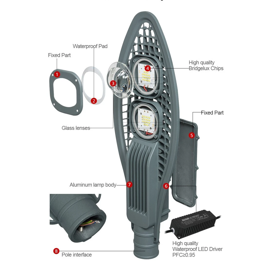 commercial led street light suppliers manufacturer for high road 2