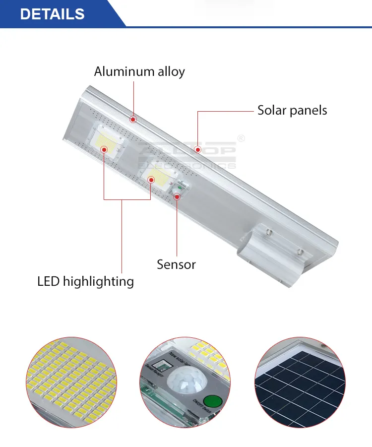 sensor solar lamp for road ALLTOP 9