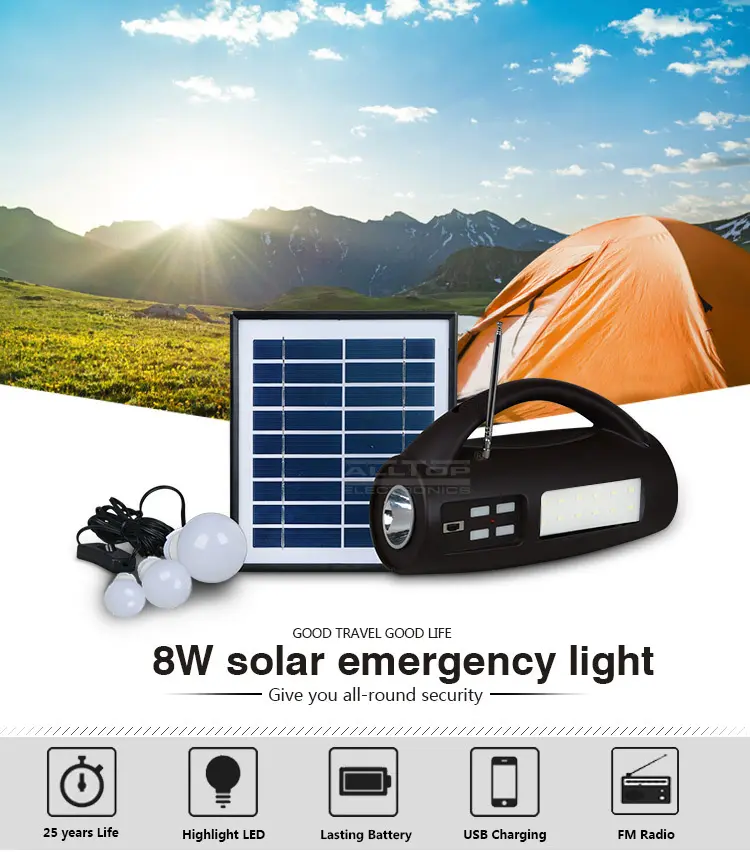 ALLTOP solar panel system factory direct supply for battery backup 2