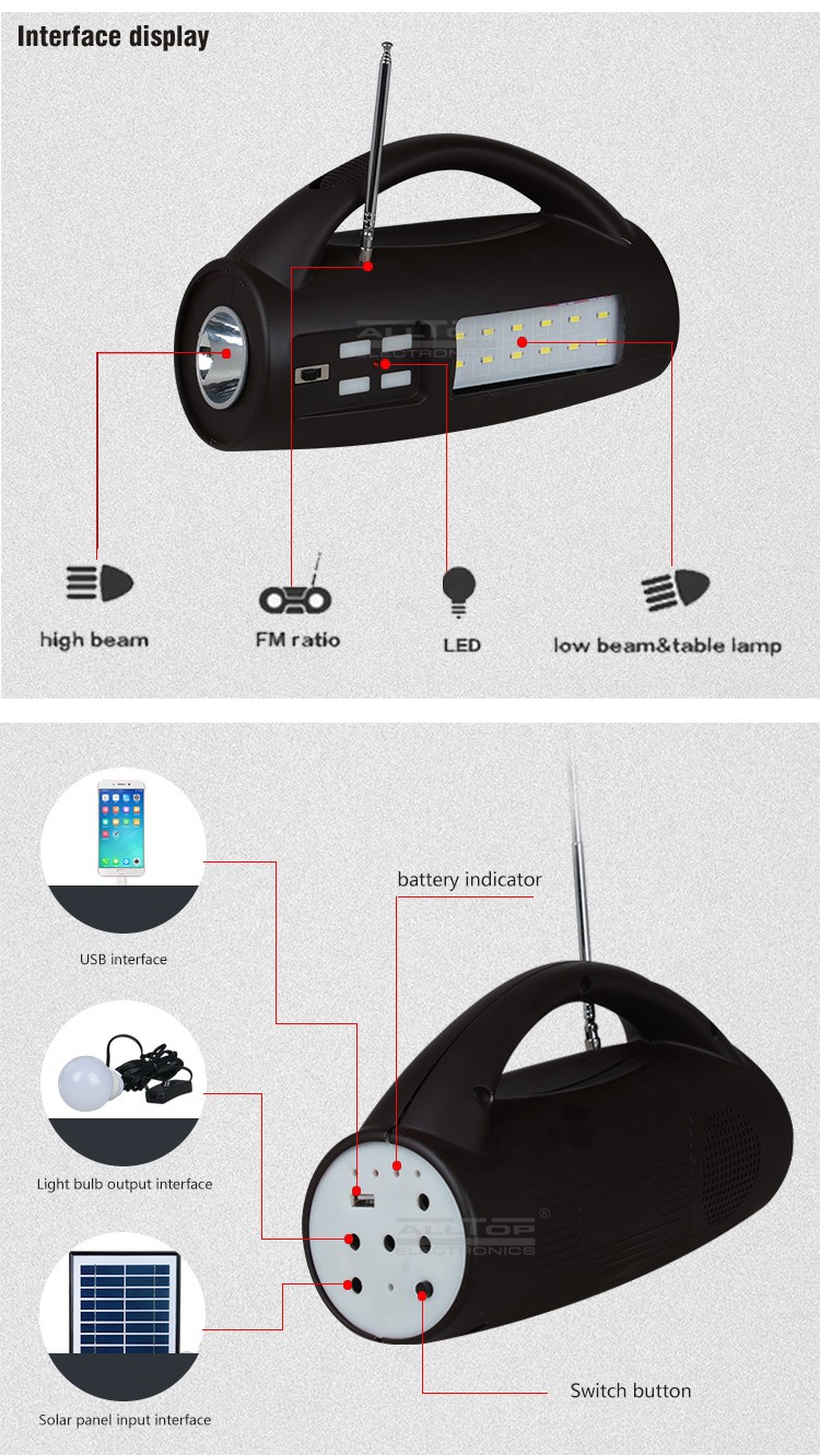 panel solar led lighting system on-sale for camping 6