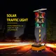 High quality solar led warning light factory 3