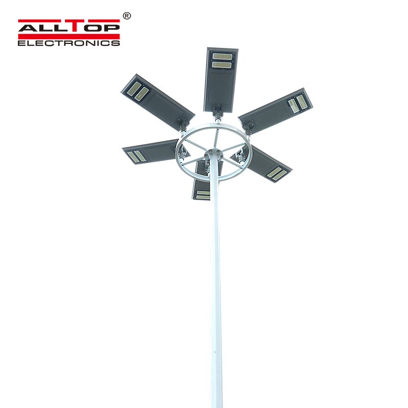 ALLTOP Energy saving high lumen integrated outdoor adjustable angle 30W 60W 90W solar led street light 4