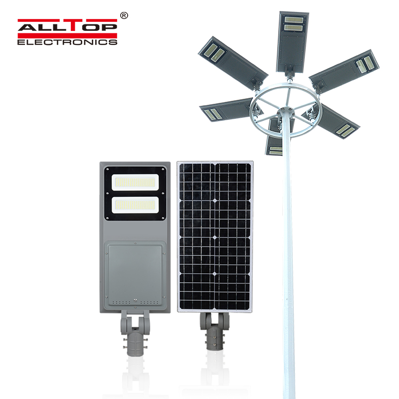 ALLTOP Energy saving high lumen integrated outdoor adjustable angle 30W 60W 90W solar led street light 2