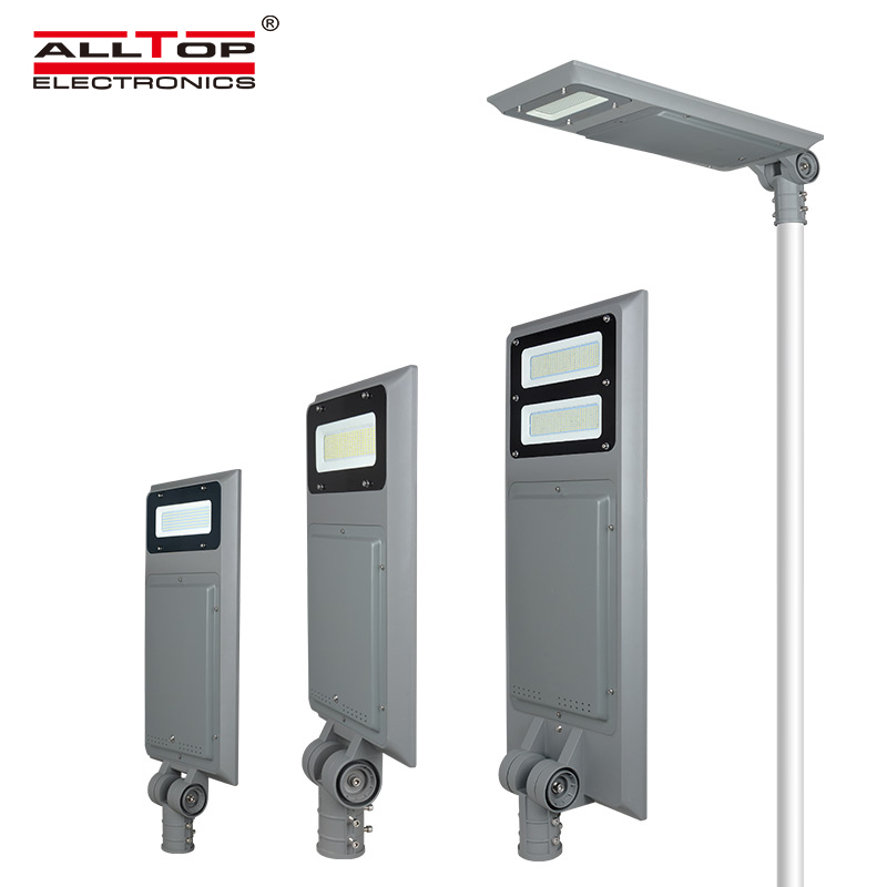 ALLTOP Energy saving high lumen integrated outdoor adjustable angle 30W 60W 90W solar led street light 1