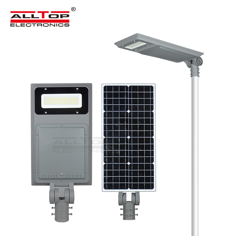 ALLTOP Energy saving high lumen integrated outdoor adjustable angle 30W 60W 90W solar led street light 5