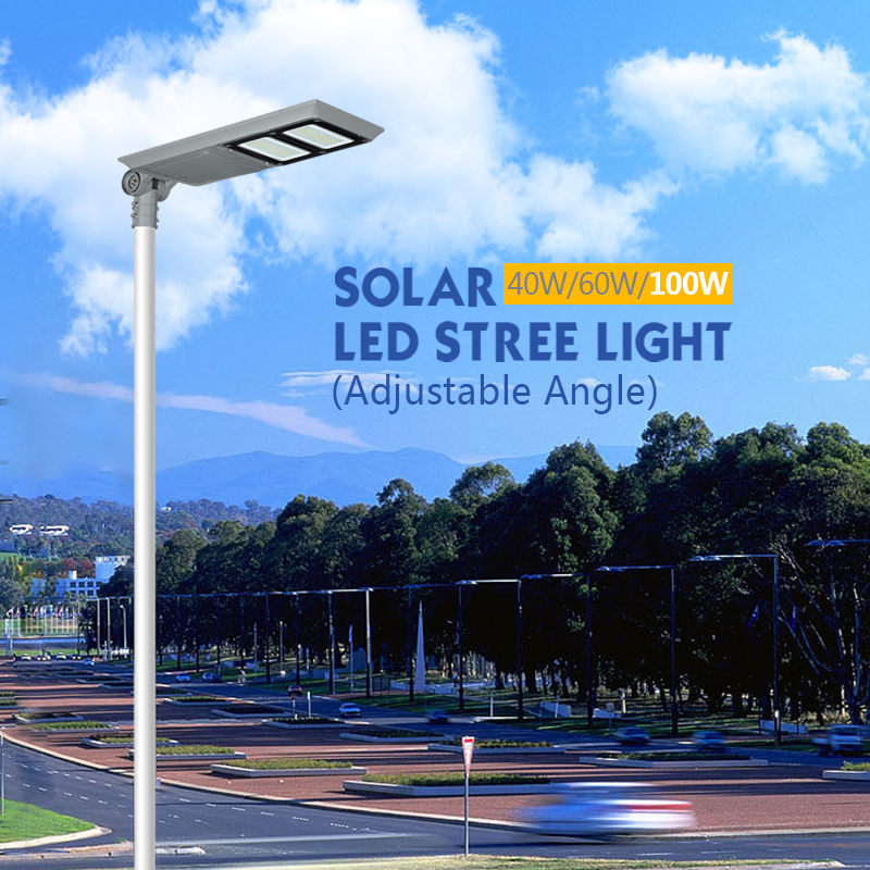 ALLTOP Energy saving high lumen integrated outdoor adjustable angle 30W 60W 90W solar led street light 7