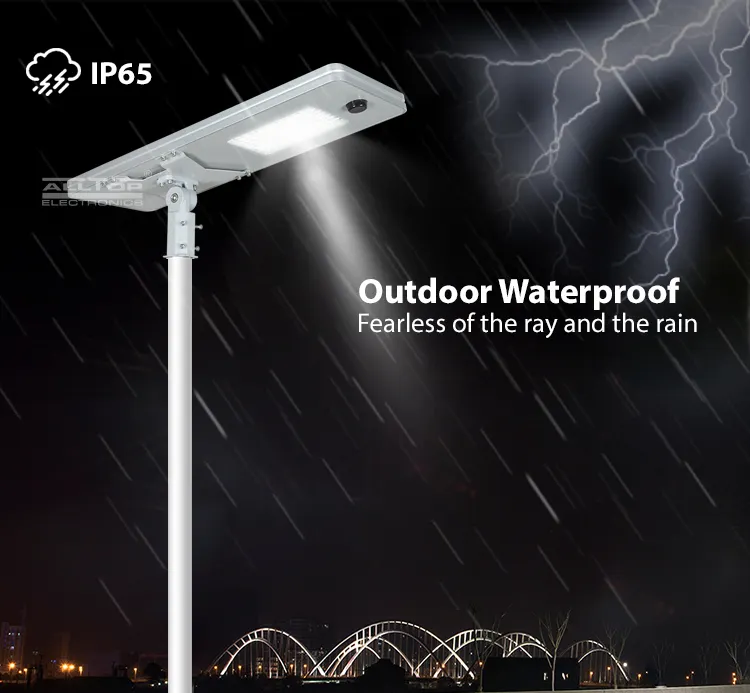 ALLTOP high quality all in one solar street light directly sale for highway 10