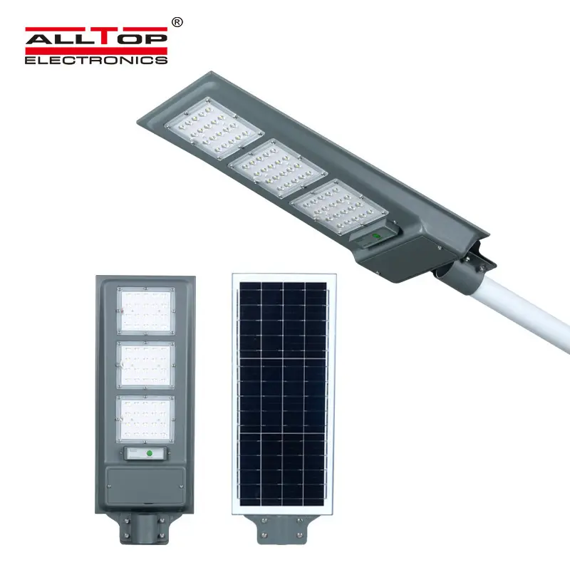ALLTOP Energy saving high lumen integrated motion sensor  20W 40W 60W all in one solar led street light 4