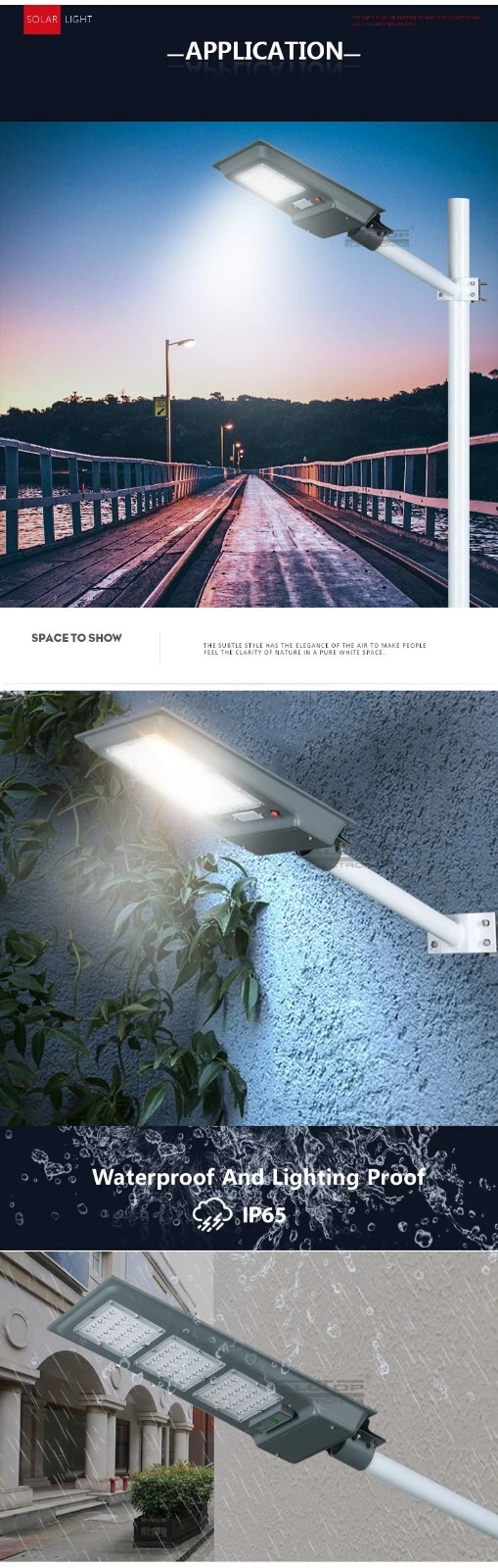 adjustable all in one street light directly sale for highway 6