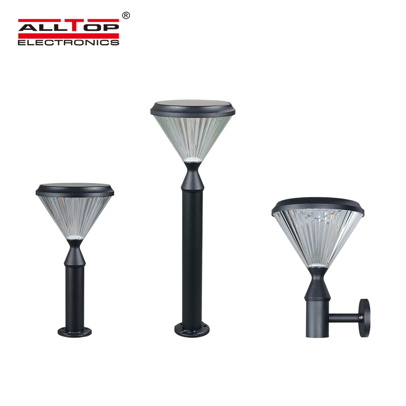 High quality fancy main solar gate post pillar light 1