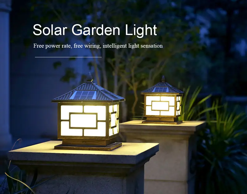 ALLTOP custom watt solar garden lamps energy saving for decoration 5
