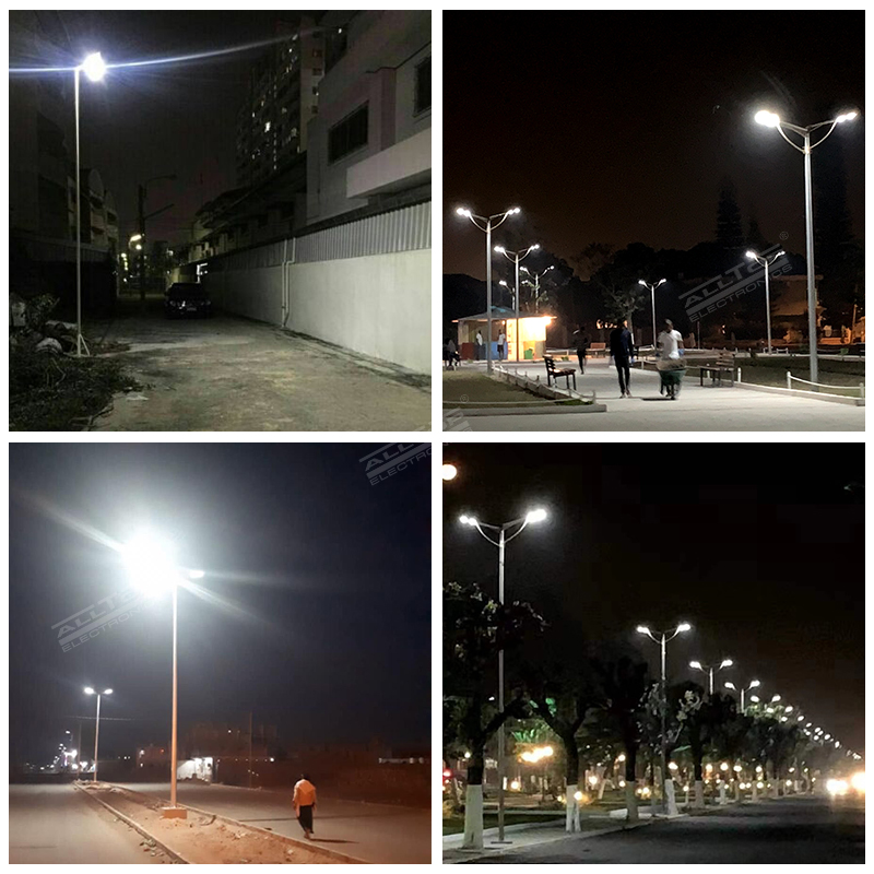 ALLTOP 50W 100W 150W 200W IP65 outdoor integrated motion sensor all in one solar led street light1 5
