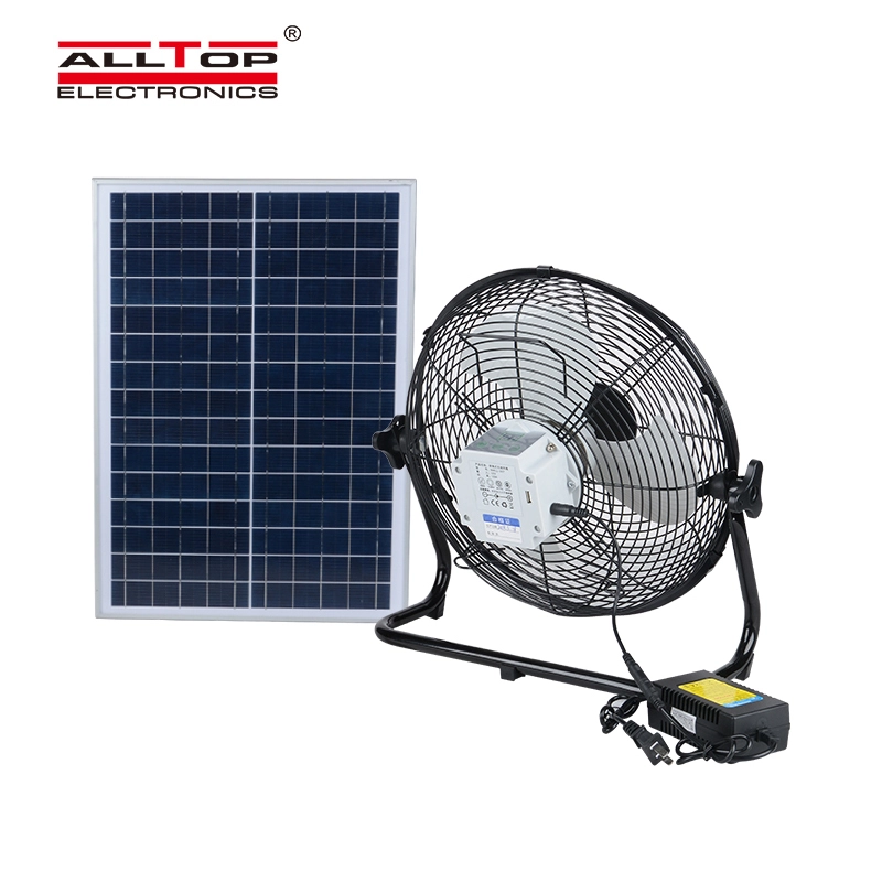 New wireless outdoor electric bracket solar fan 1
