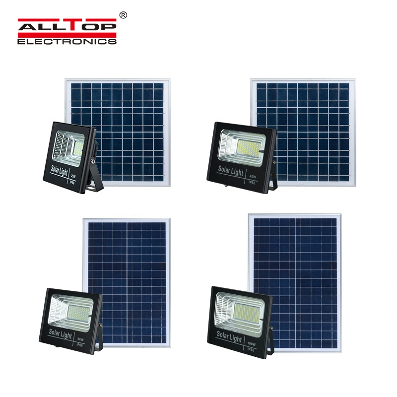 High lumen outdoor Ip65 25W 0W 60W 150W slim solar LED flood light 1