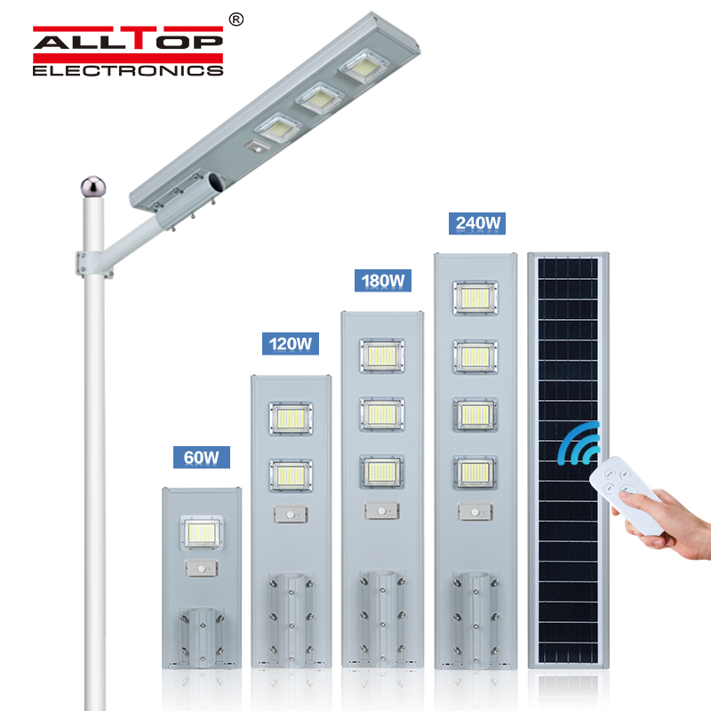 ALLTOP brigelux smd waterproof all in one solar led street light 2
