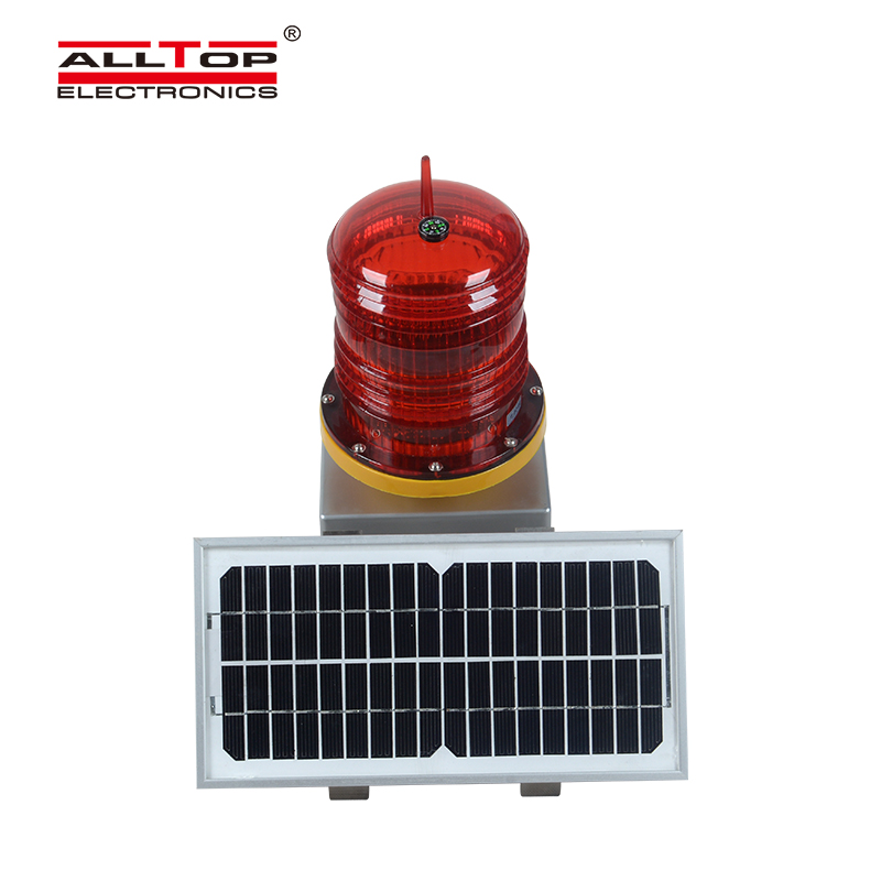 Solar Helipad Lighthouse Tower Crane High Intensity Aviation Obstacle Warning Light Navigation Ship Light 3