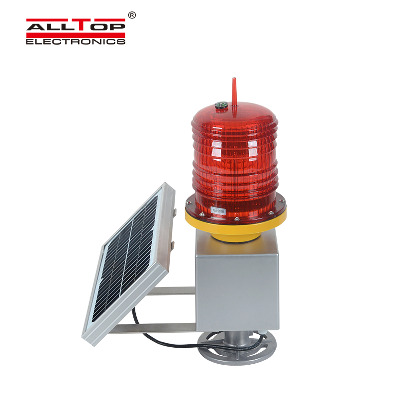 Solar Helipad Lighthouse Tower Crane High Intensity Aviation Obstacle Warning Light Navigation Ship Light 4