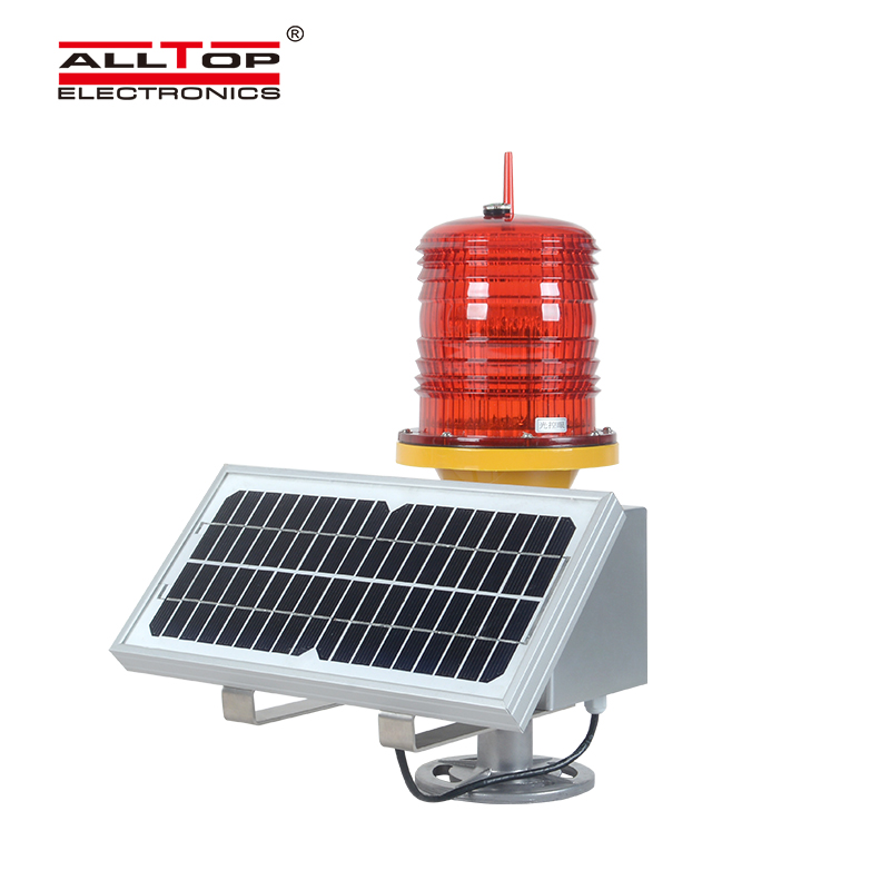Solar Helipad Lighthouse Tower Crane High Intensity Aviation Obstacle Warning Light Navigation Ship Light 1