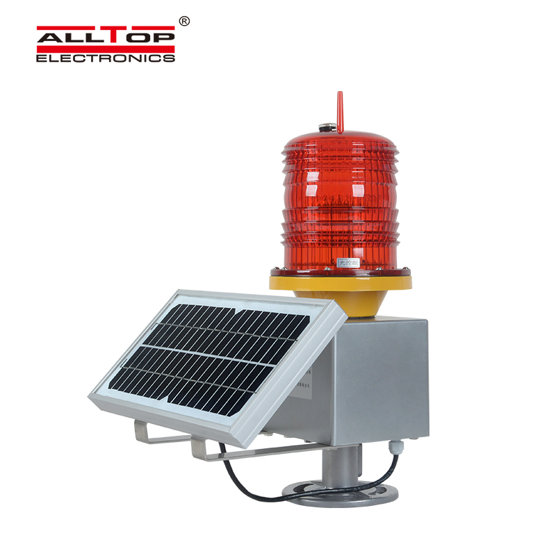 Solar Helipad Lighthouse Tower Crane High Intensity Aviation Obstacle Warning Light Navigation Ship Light 2