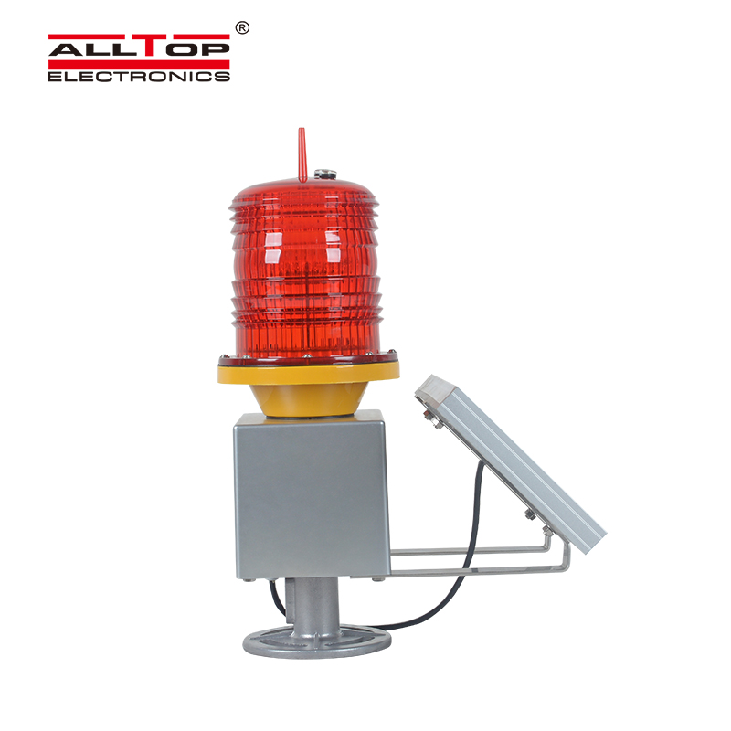 Solar Helipad Lighthouse Tower Crane High Intensity Aviation Obstacle Warning Light Navigation Ship Light 6