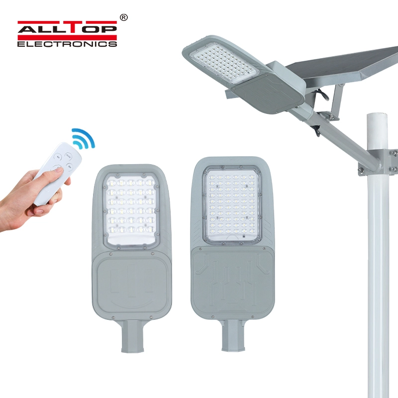 ALLTOP High lumen waterproof outdoor lighting ip65 smd 30w 60w led solar street light 1