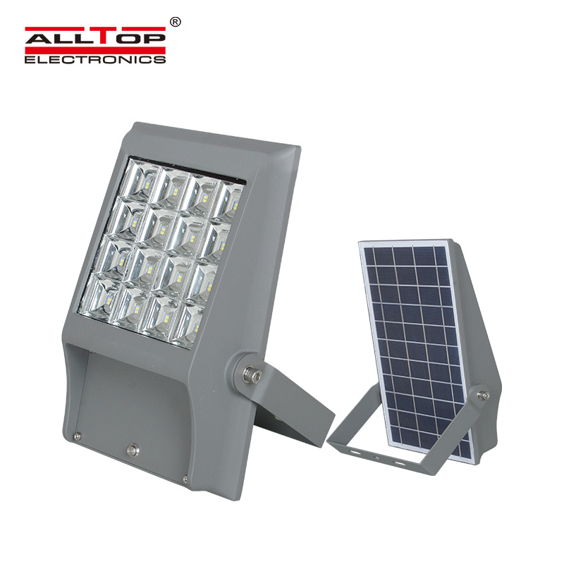 ALLTOP High lumen bridgelux smd outdoor waterproof ip65 8w 12w solar led flood light 2