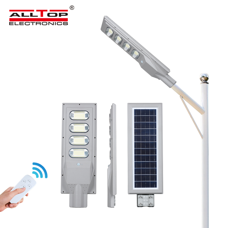 ALLTOP china suppliers led factory lighting ABS housing ip66 30w 60w 90w 120w 150w all in one solar led street light 3
