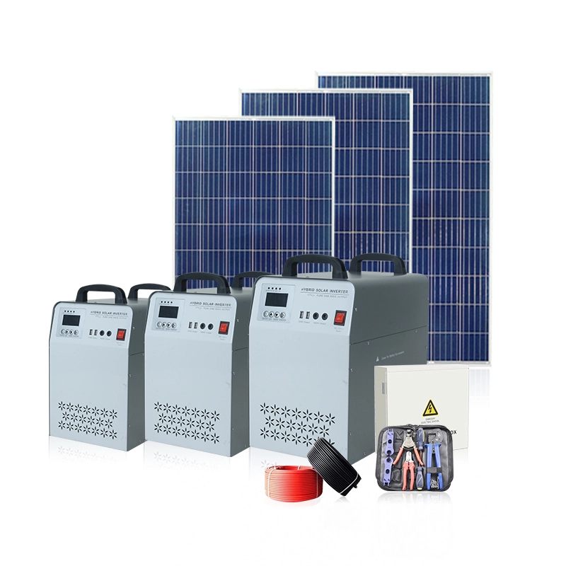 1500w Portable Solar System solar inverter 1KW Complete home Off Grid Solar Power System 1