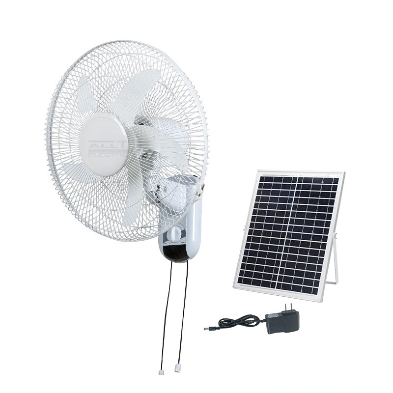 ALLTOP 16 Inch solar power electric home ventilateur parts solar wall mounted fan 1