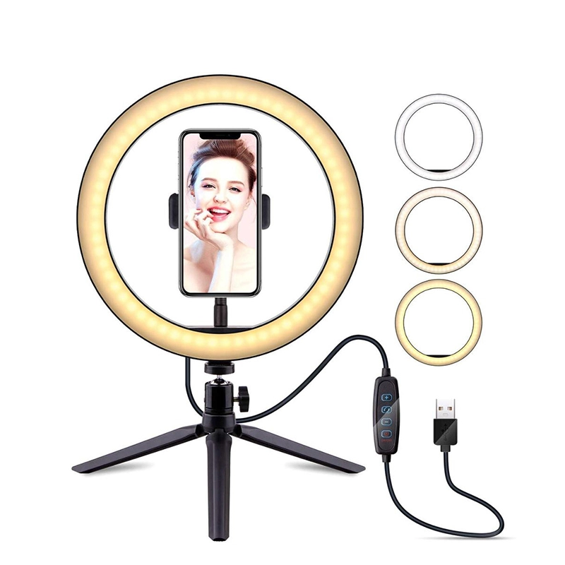 Photographic lighting kit beauty lamp 26cm / 10 Inch indoor selfie led ring light 1