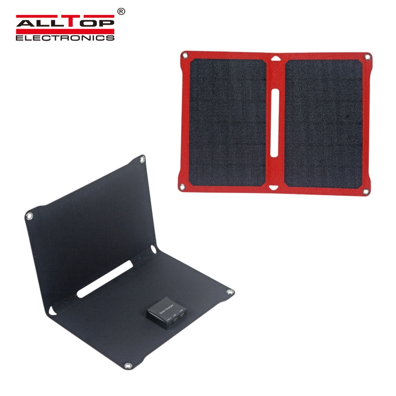 ALLTOP China factory direct sell 14w 6V folding foldable solar cell solar panel 1
