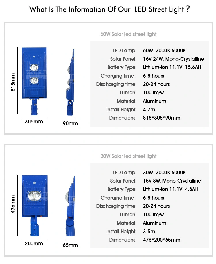 outdoor solar powered street lights best quality wholesale 3